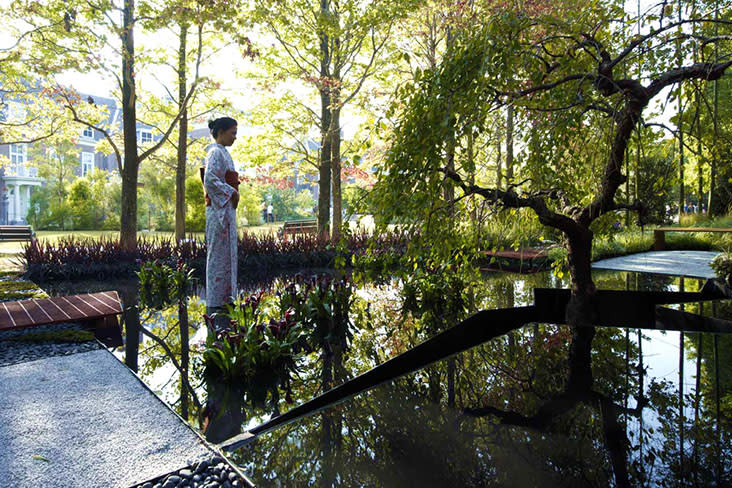 The 'Washinboutei' garden in Japan is a reflection on peace, faith and hope