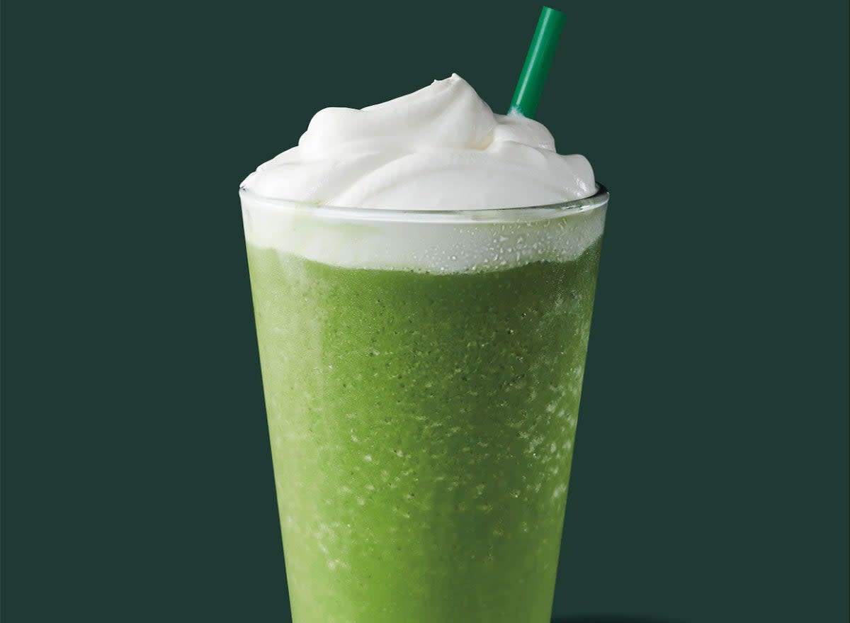 Starbucks Matcha Green Tea Crème Frappuccino (Photo courtesy of Starbucks)