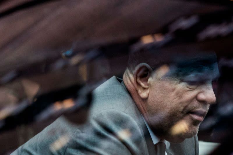 FILE PHOTO: Film producer Harvey Weinstein exits the New York Criminal Court after his sexual assault trial in the Manhattan borough of New York City