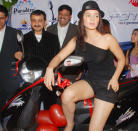 Kangana Ranaut during the launch of My E-Bike Foton - the Next generation E- Bike.