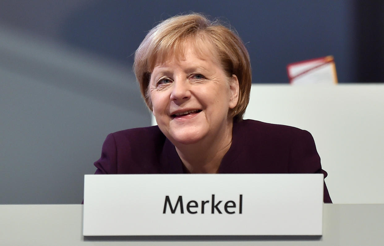 German chancellor Angela Merkel