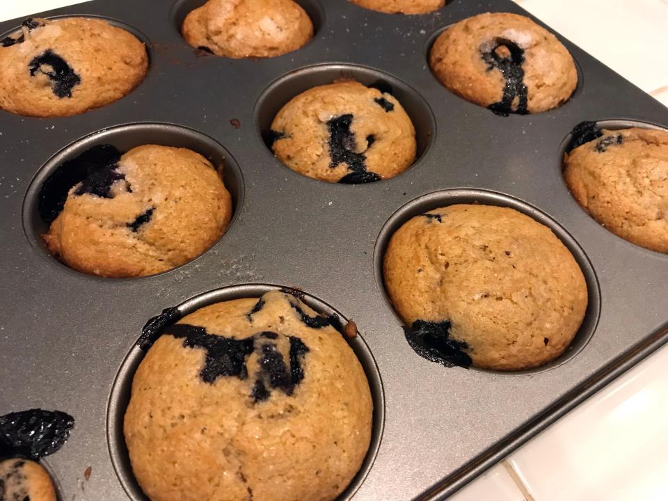 week 3 lemon blueberry muffins
