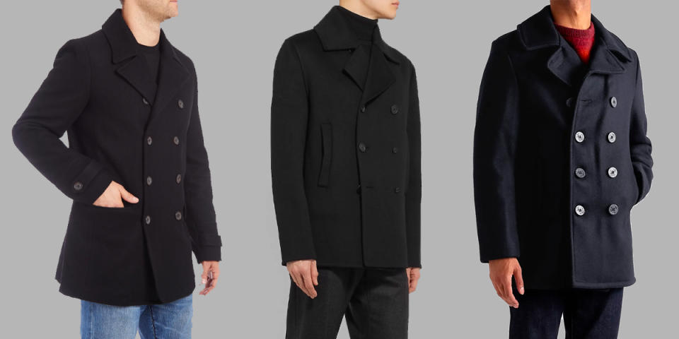 men's peacoats style guide