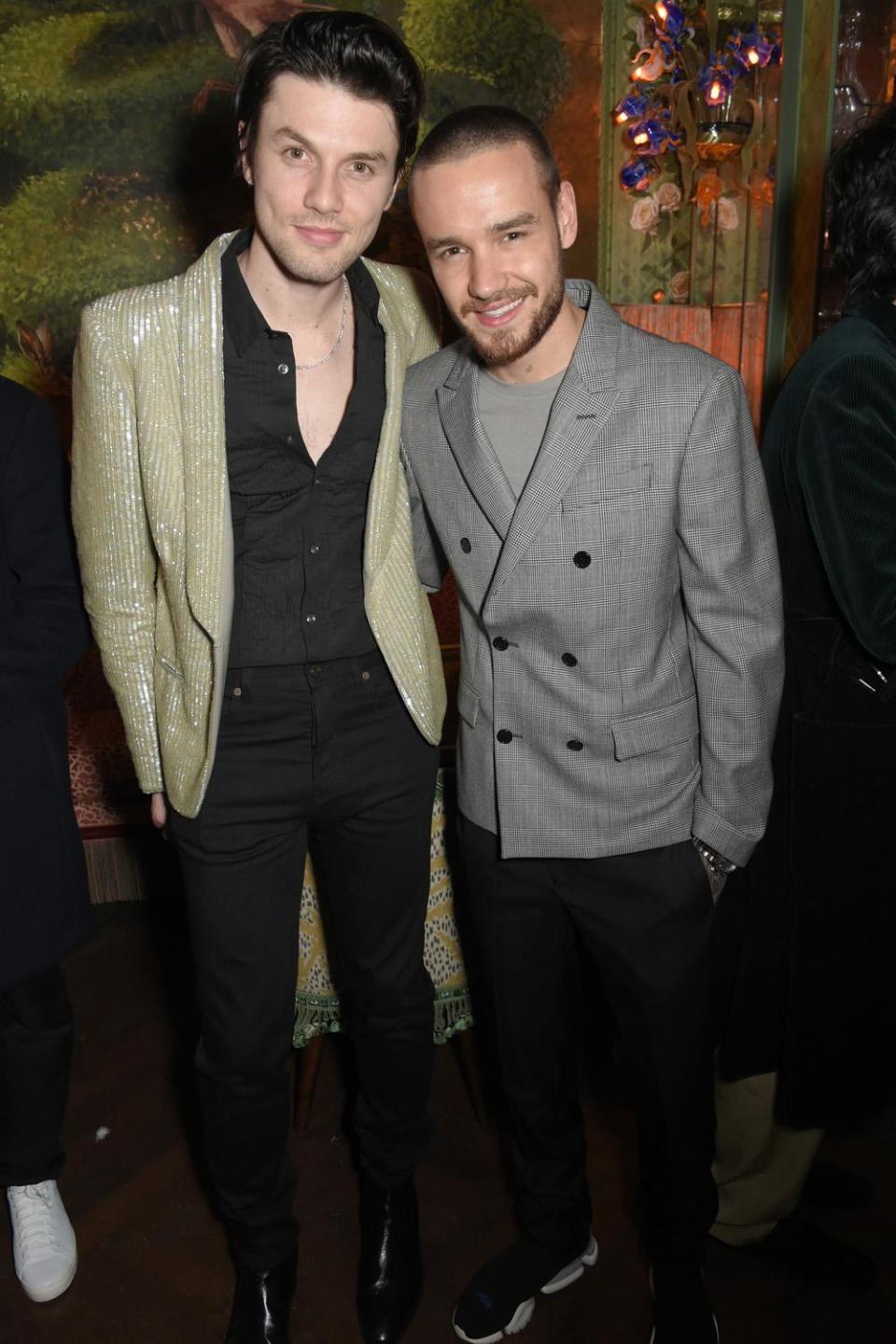 Bromance: Liam Payne with James Bay at the Vogue after party (Dave Benett)