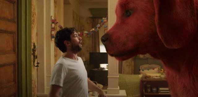 First look at Jack Whitehall in Clifford the Big Red Dog live-action movie  trailer