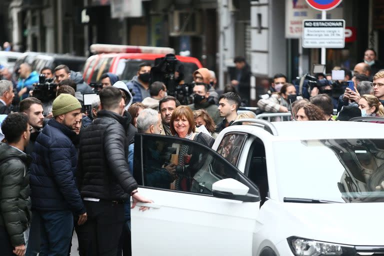 Alberto Fernández; Patricia Bullrich; audiencia por demanda Civil