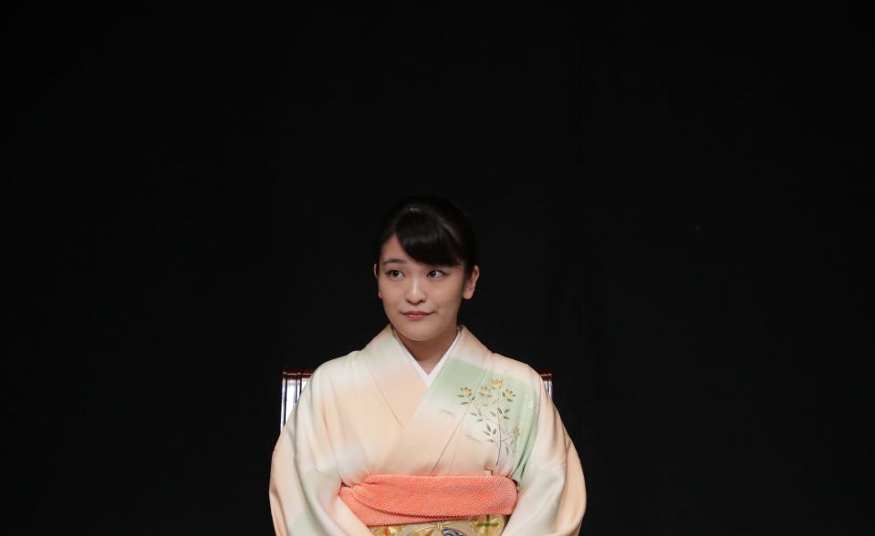 Princess Mako on a visit to Peru in 2019.