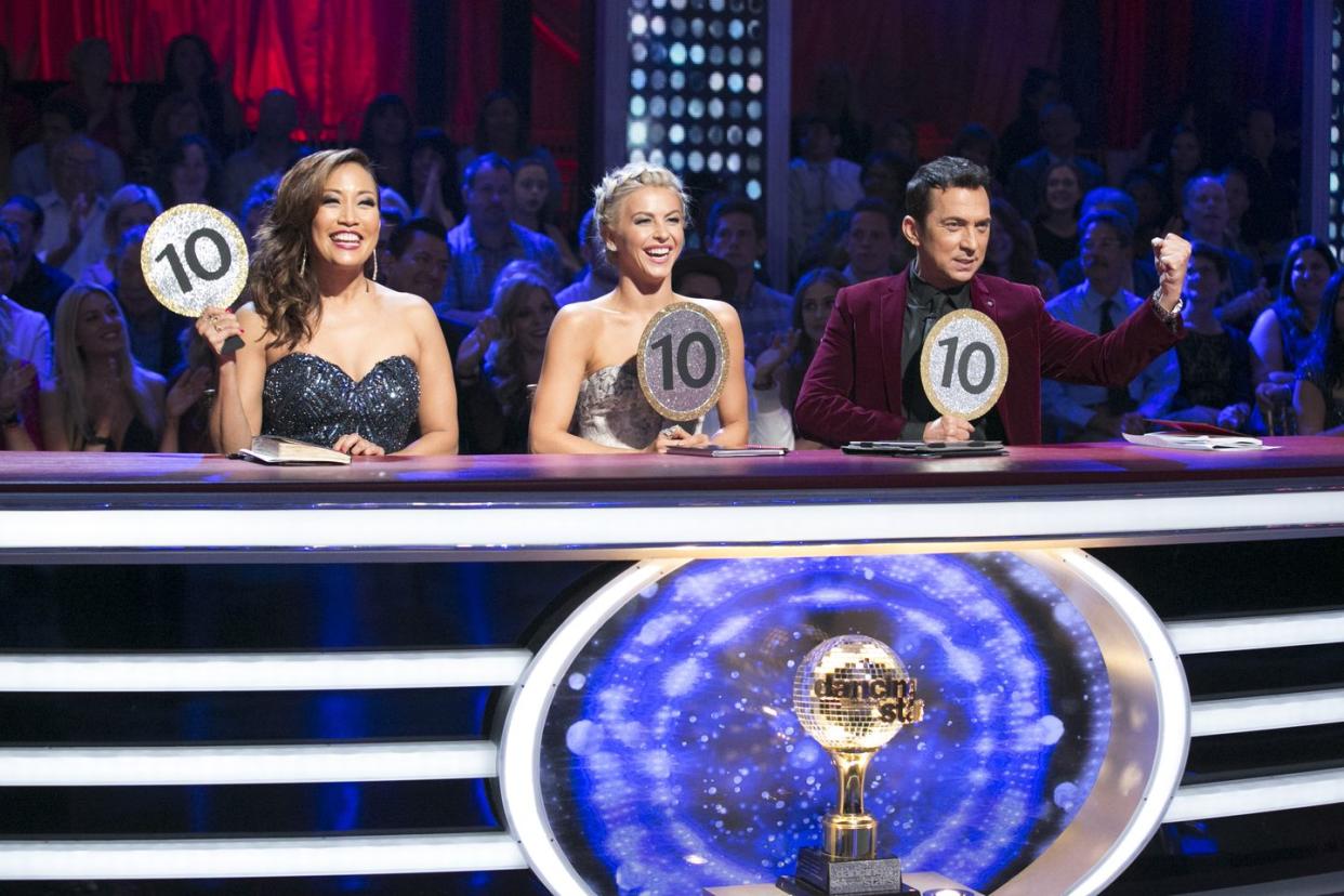 carrie ann inaba, julianne hough bruno tonioli, julianne hough, dancing with the stars