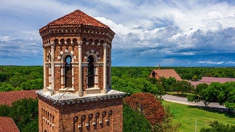 Hardin Tower is shown here on the MSU Texas campus.