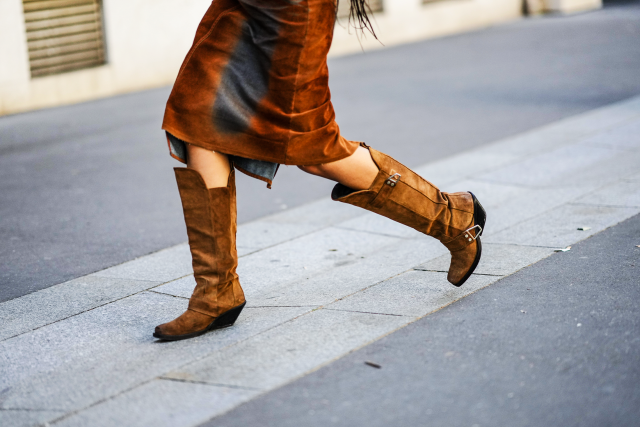 Dolly Leather Red Sole Platform Booties