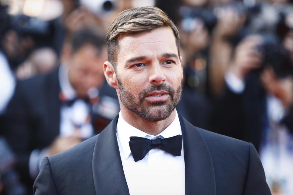 Ricky Martin in a tuxedo in 2022