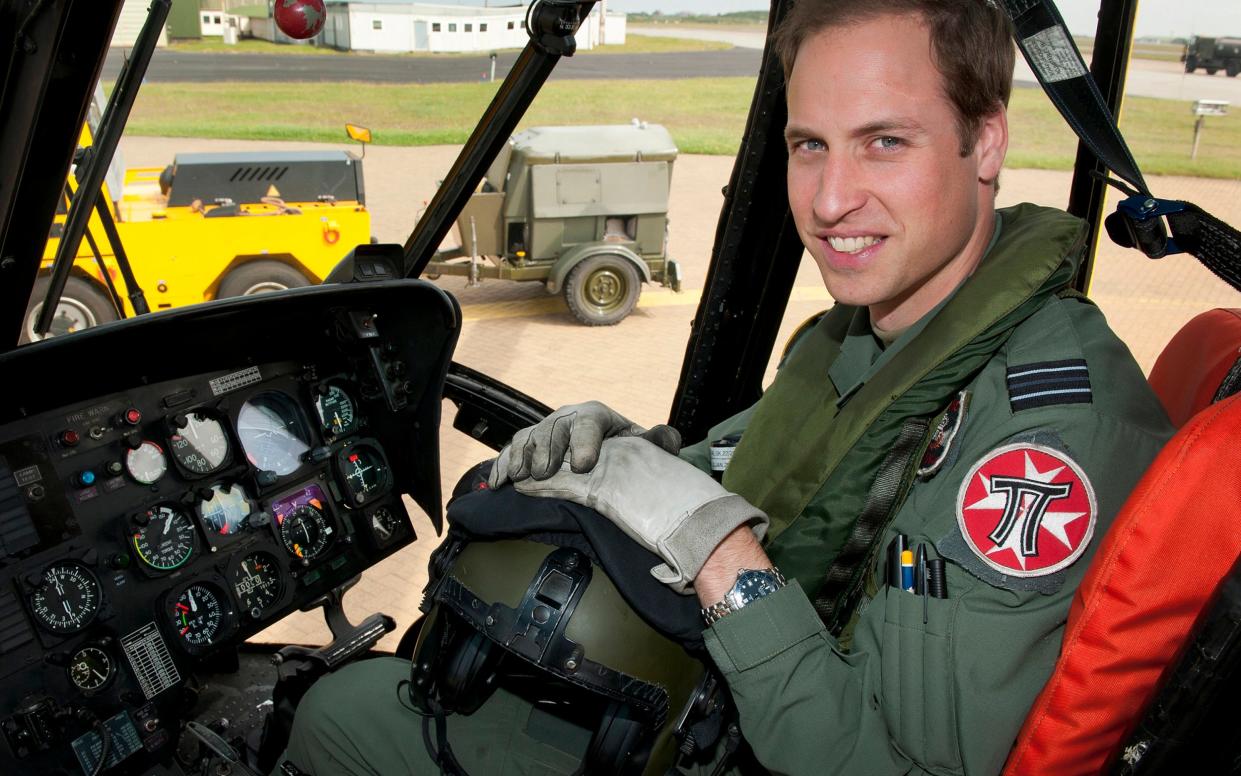 The Prince of Wales is a trained helicopter pilot who has flown for RAF Search and Rescue and East Anglia Air Ambulance