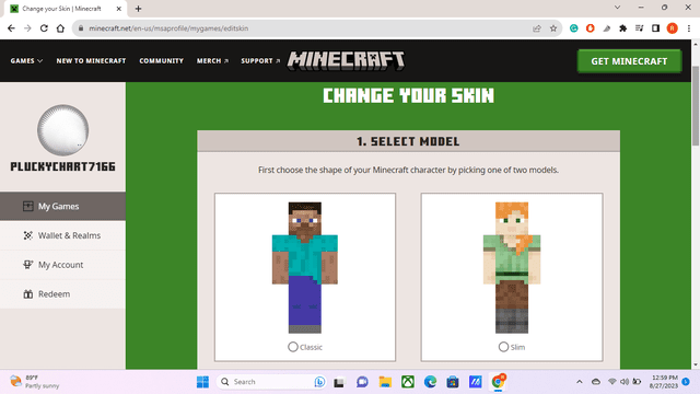 SKIN MINECRAFT JAVA EDITION