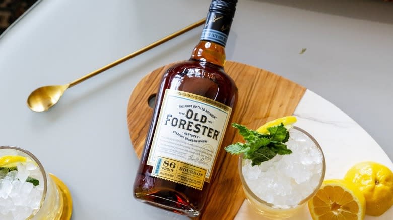 Bottle of Old Forester 86