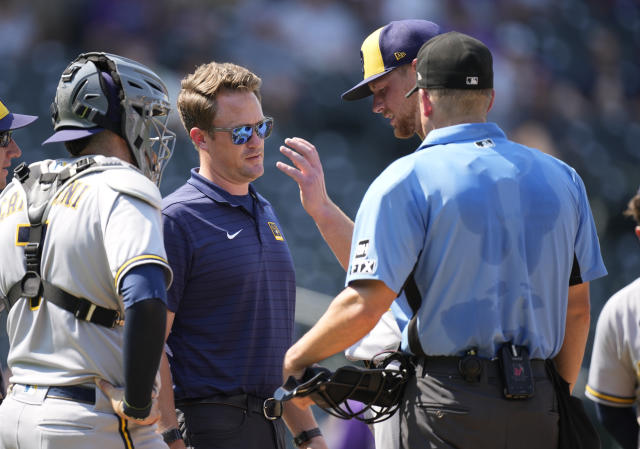 Rockies' young pitchers hit hard by Brewers;