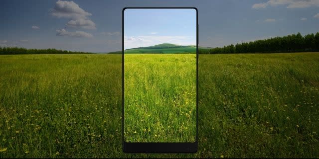 The Xiaomi Mi Mix has a virtually borderless display