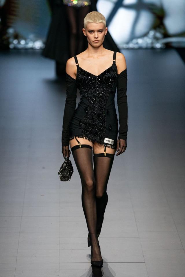 Dolce & Gabbana - Lace leggings black - The Corner