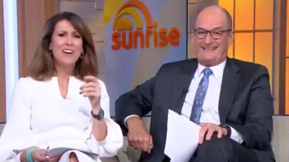 sunrise hosts nat barr and david koch