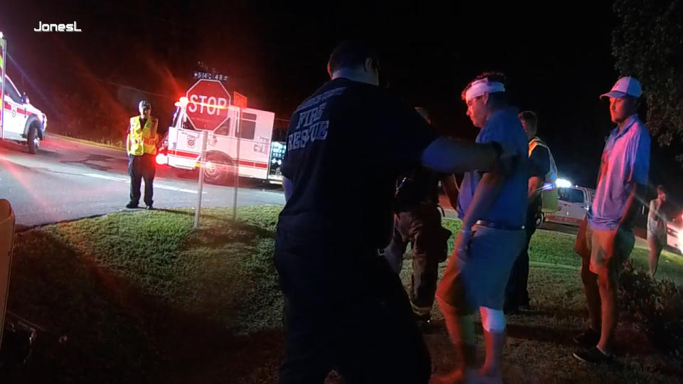 It took Clarendon County deputies and first responders 40 minutes to convince Asst. Public Defender King Cutter to take an ambulance ride to the hospital for medical attention. The hospital is where SC Highway Patrol Corporal Datrick Prince found Cutter later that night. (Source: Clarendon County Sheriff’s Office)