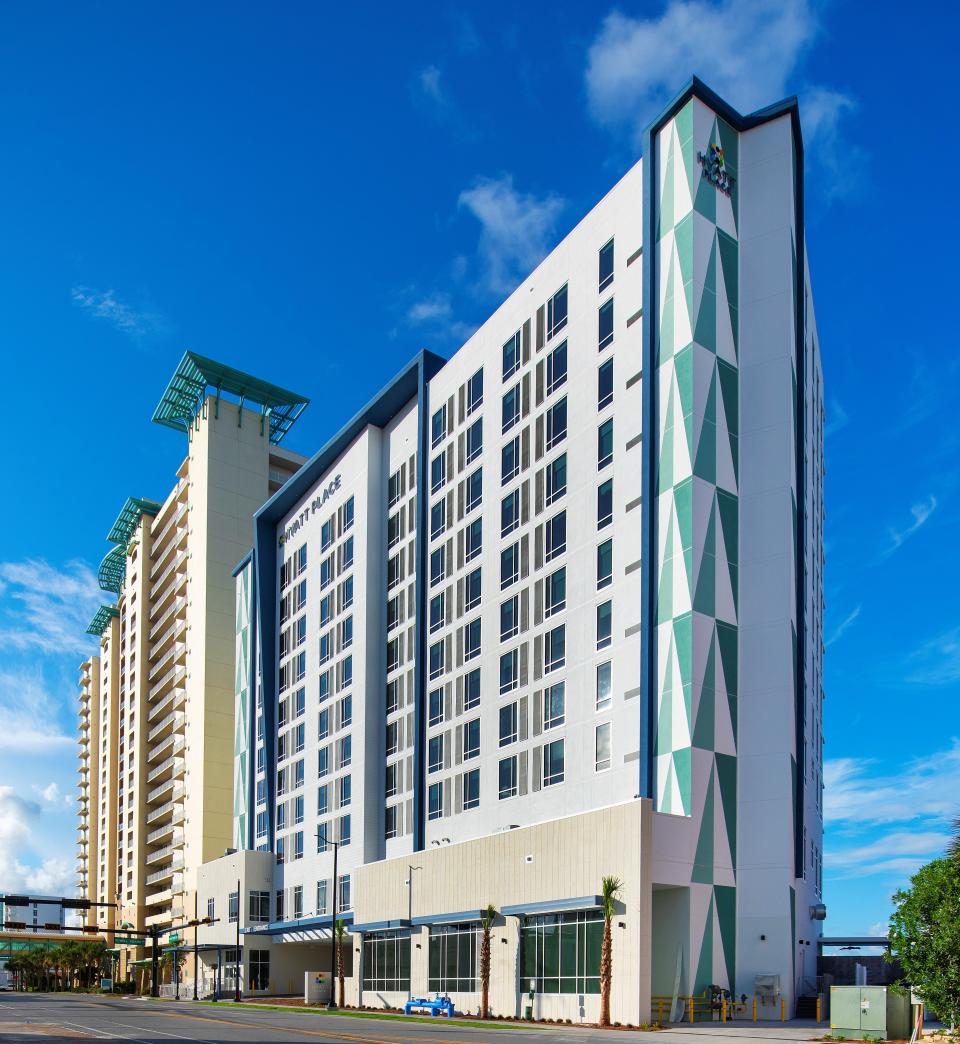 The Hyatt Place Hotel Panama City Beach recently opened as the first Hyatt hotel along the Gulf Coast.