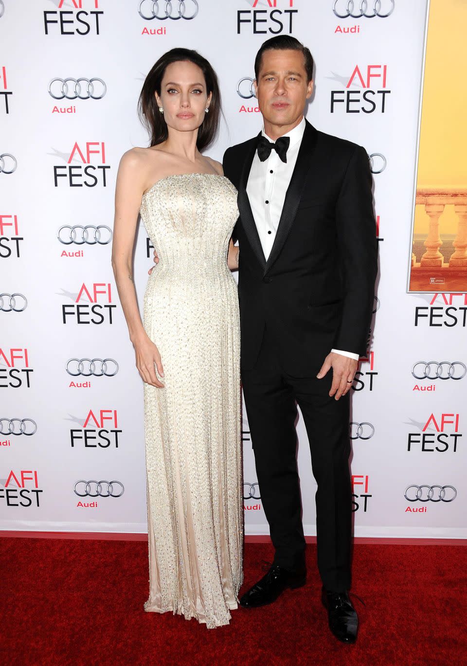 Ange, who split from Brad Pitt last year, previously had a double mastectomy and her ovaries removed. Source: Getty