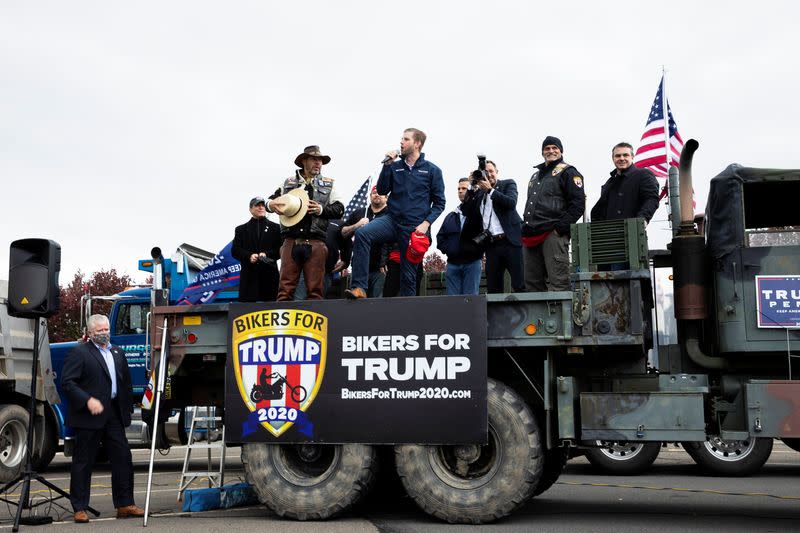 Bikers for Trump event in Wilkes-Barre