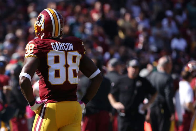 Will Pierre Garcon stay fantasy relevant in Week 13? (Photo by Patrick Smith/Getty Images)