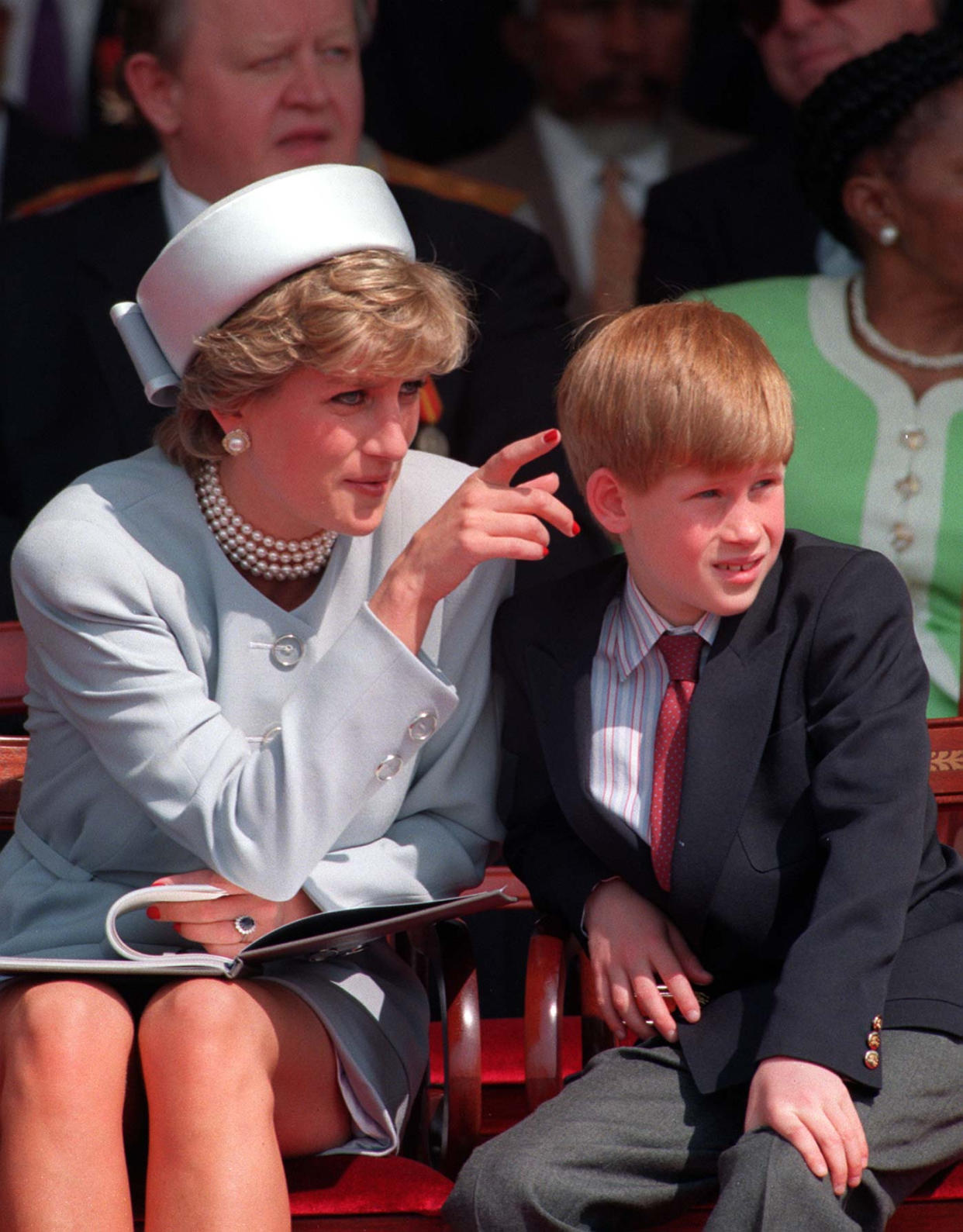 File photo dated 7/5/1995 of Princess of Wales with her younger son Prince Harry. The Duchess of Sussex gave birth to a 7lb 11oz daughter, Lilibet 