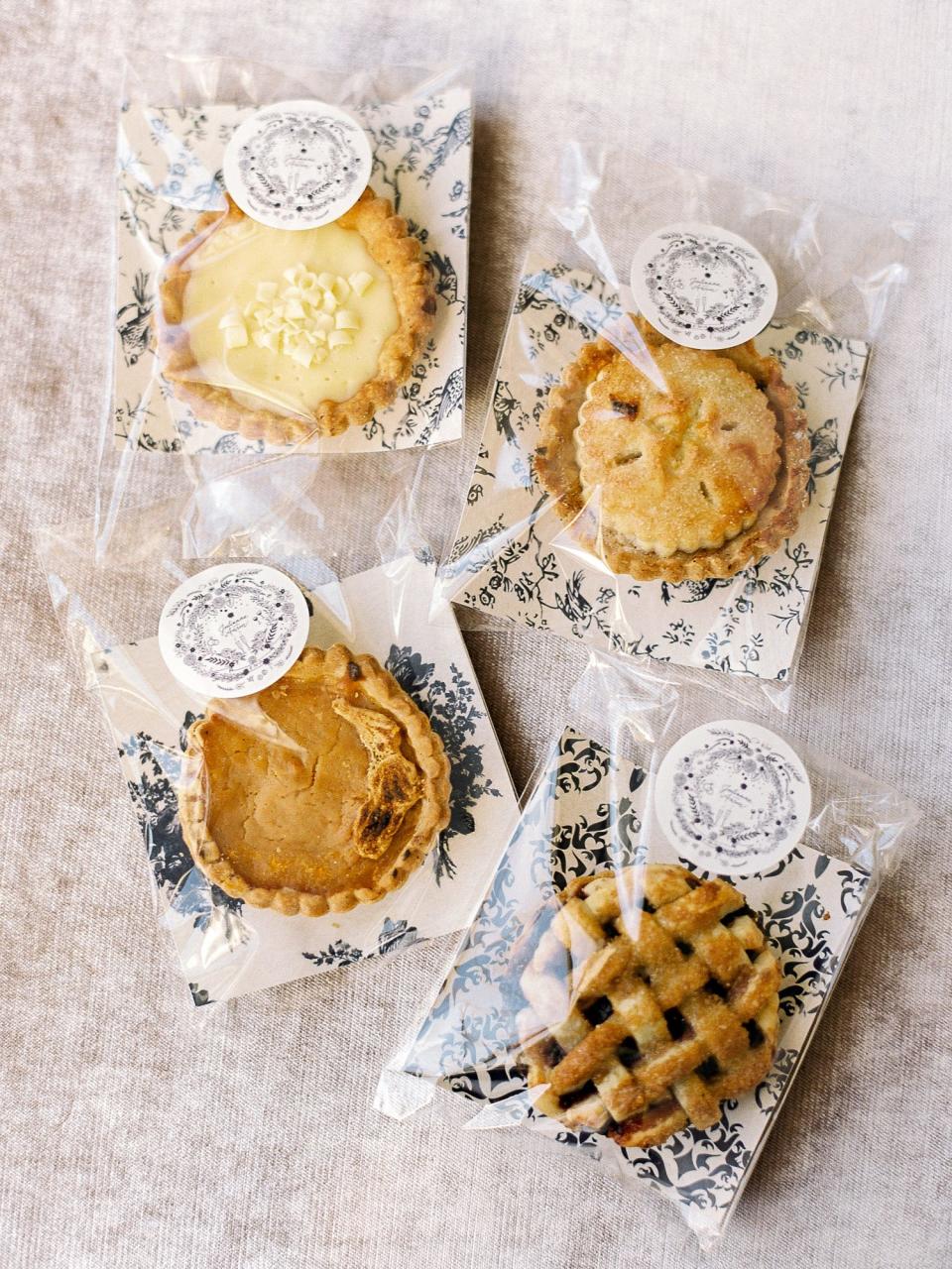 Wrapped Pie Favors