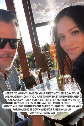 <p>Josh Duhamel/Instagram</p> Josh Duhamel and Audra Mari