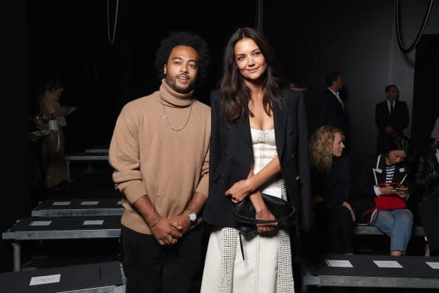 Bobby Wooten III and Katie Holmes<p>Pascal Le Segretain/Getty Images</p>