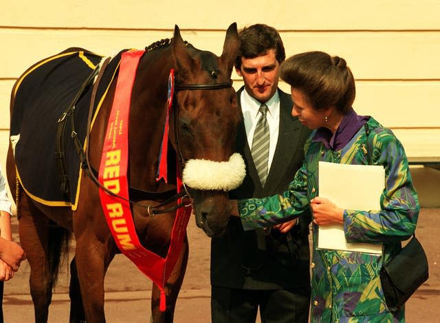 Princess Anne meets Red Rum 