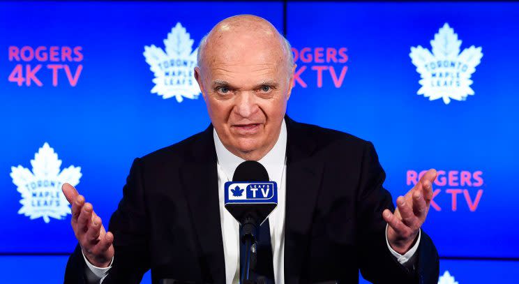 Maple Leafs GM Lou Lamoriello has made some questionable decision this offseason. (Nathan Denette/CP)