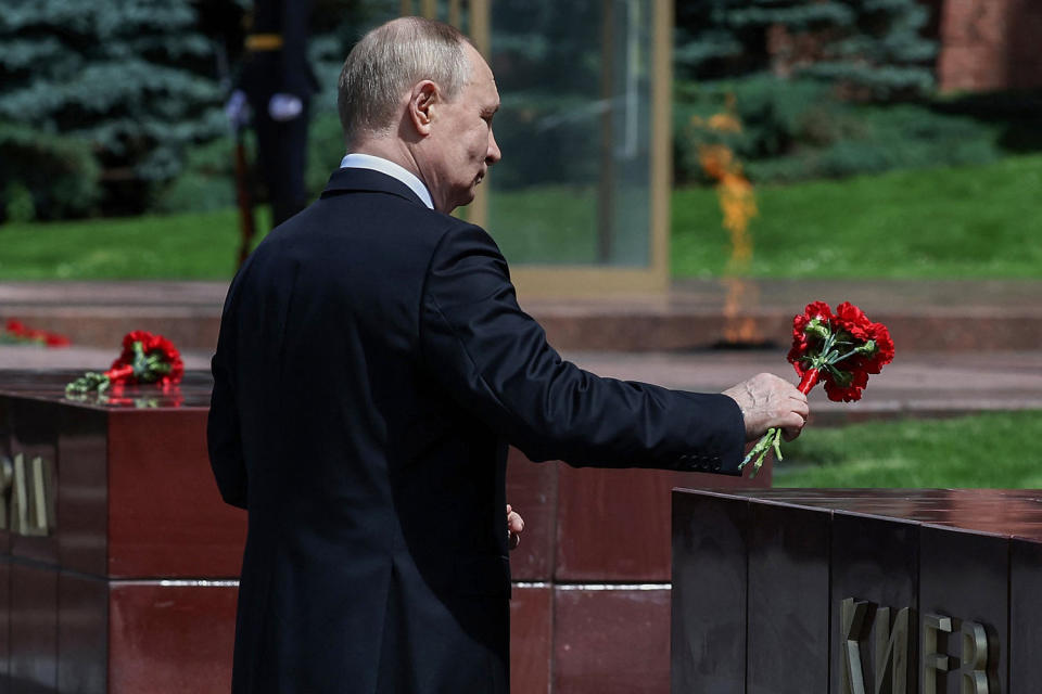 Putin Wreath Laying Ceremony (Alexander Kazakov / AFP - Getty Images)