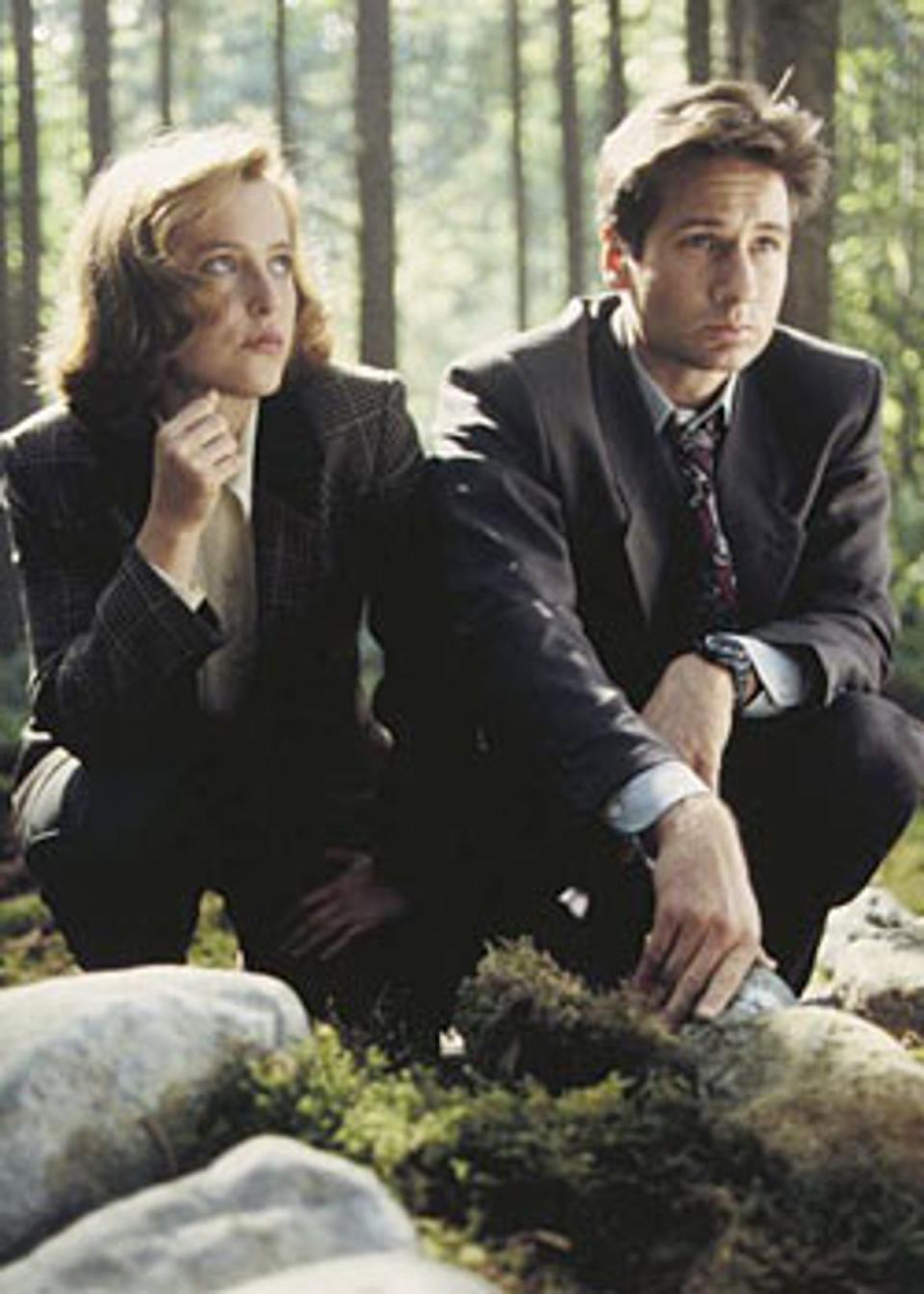 The X-Files initially ran from 1993 to 2002, starring David Duchovny and Gillian Anderson (The X-Files)