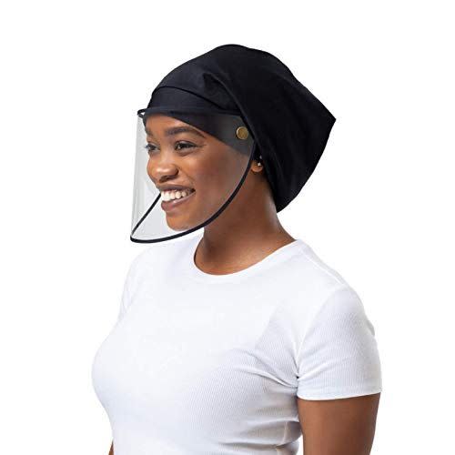 4) Hairbrella Pro Face Shield Women’s Rain Hat