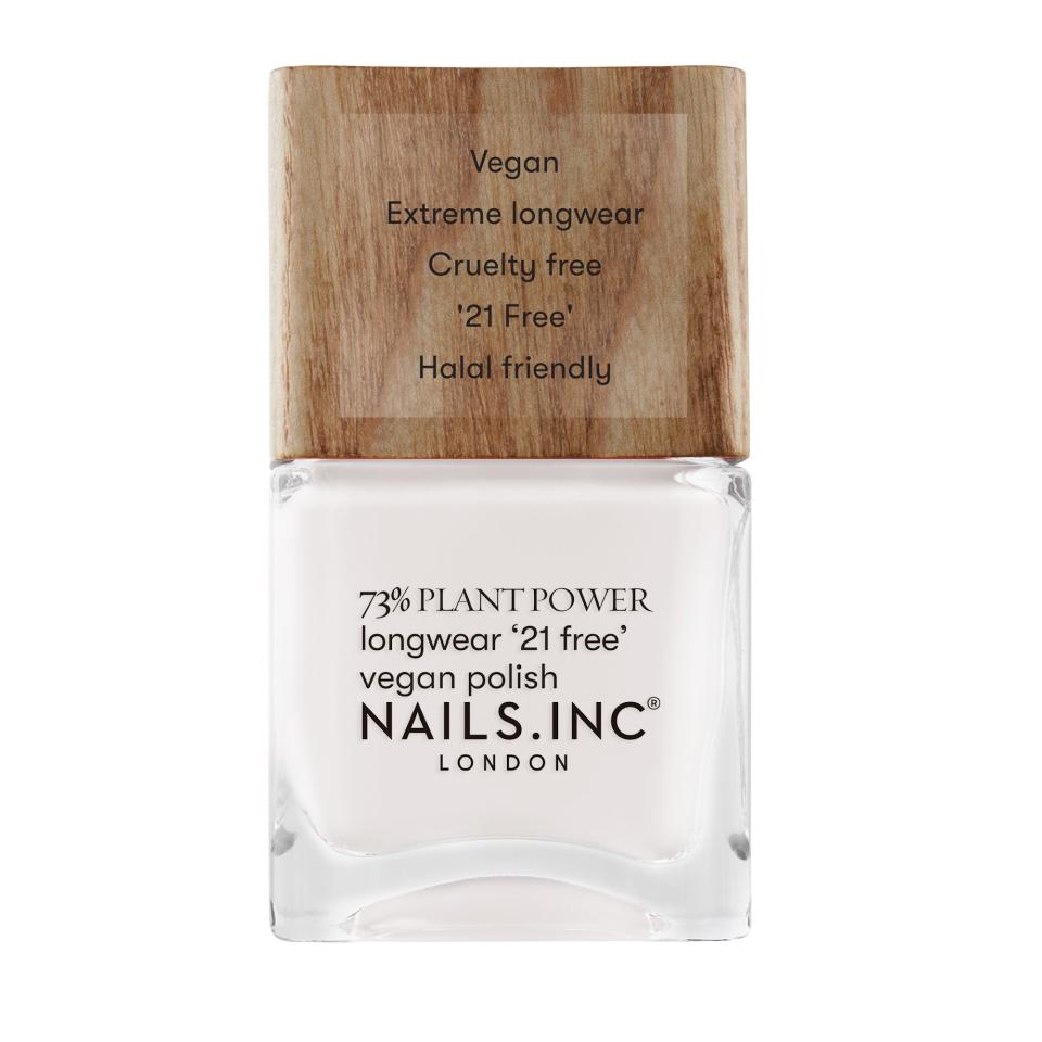 Nails Inc. Plant Power Nail Polish in Free Time Is Me Time, £9Nails Inc.