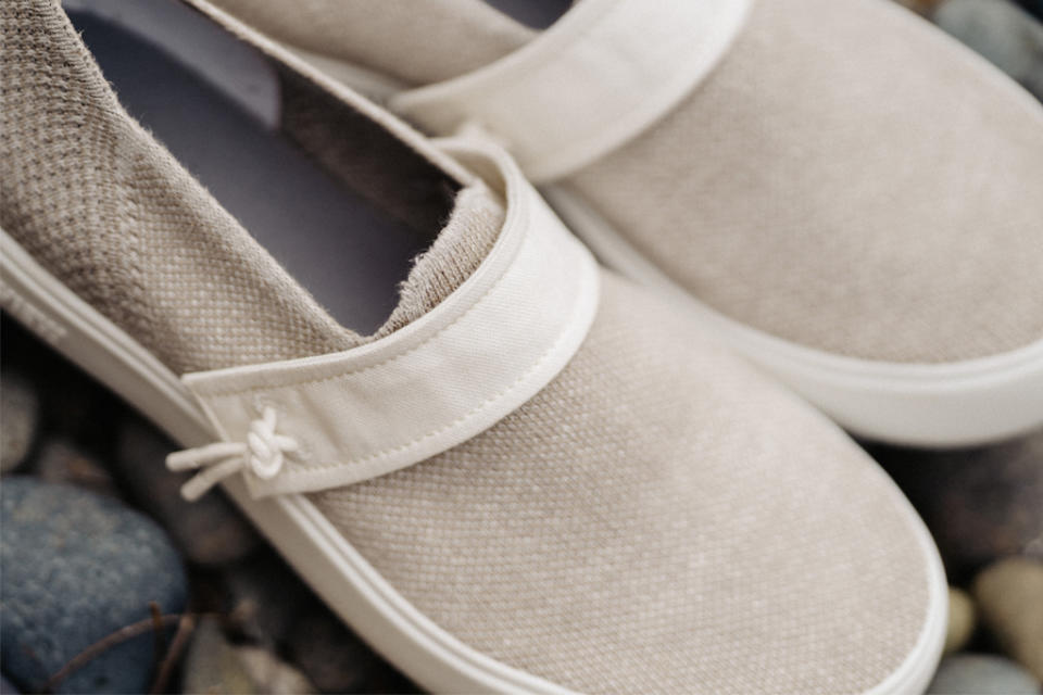 The Blueview Pacific knit upper is made with hemp, cotton, jute and Tencel. - Credit: Courtesy of Blueview