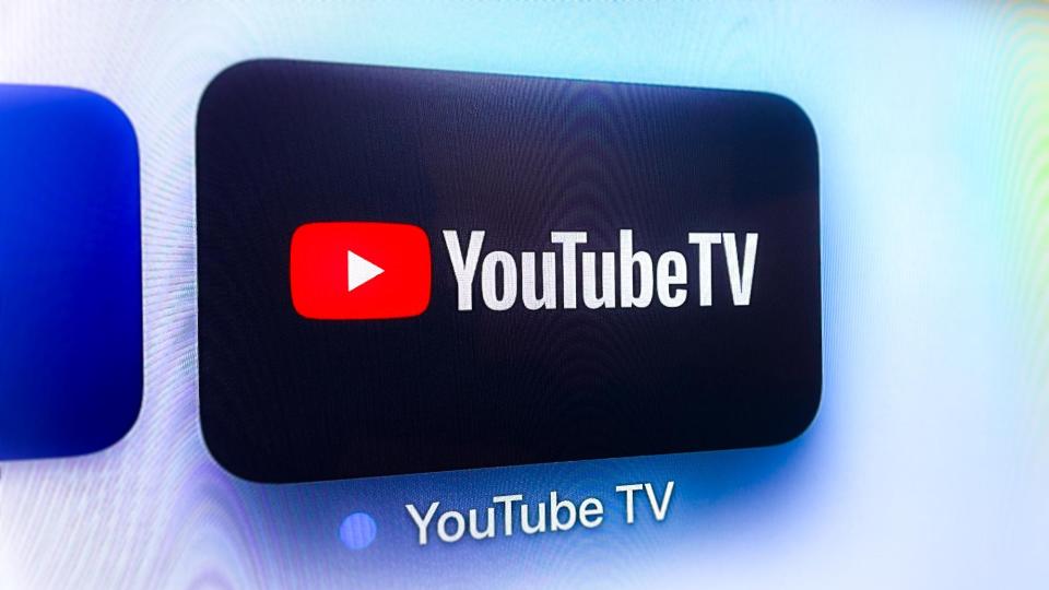  Youtube TV app on Apple TV home screen 