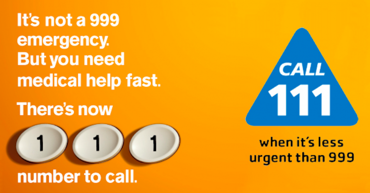 An investigation claims suicidal people ringing 111 were put on hold (NHS)