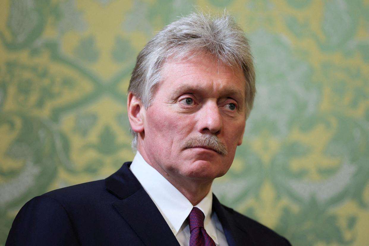 Kremlin spokesperson Dmitry Peskov (via REUTERS)