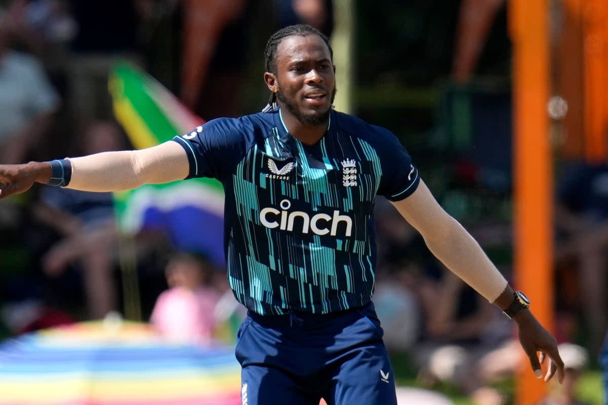 Jofra Archer conceded 81 from his 10 overs (Themba Hadebe/AP) (AP)