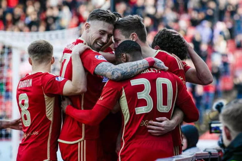 Aberdeen took a step closer to safety thanks to Stefan Gartenmann's strike