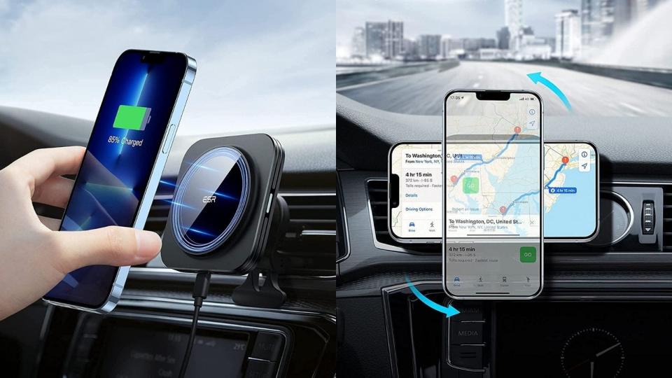 Best MagSafe accessories: ESR HaloLock Magnetic Wireless Car Charger.