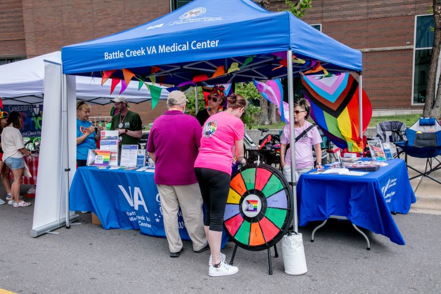 Grand Rapids Pride Festival on Saturday, June 22, 2024. (Michael Buck/WOOD TV8)