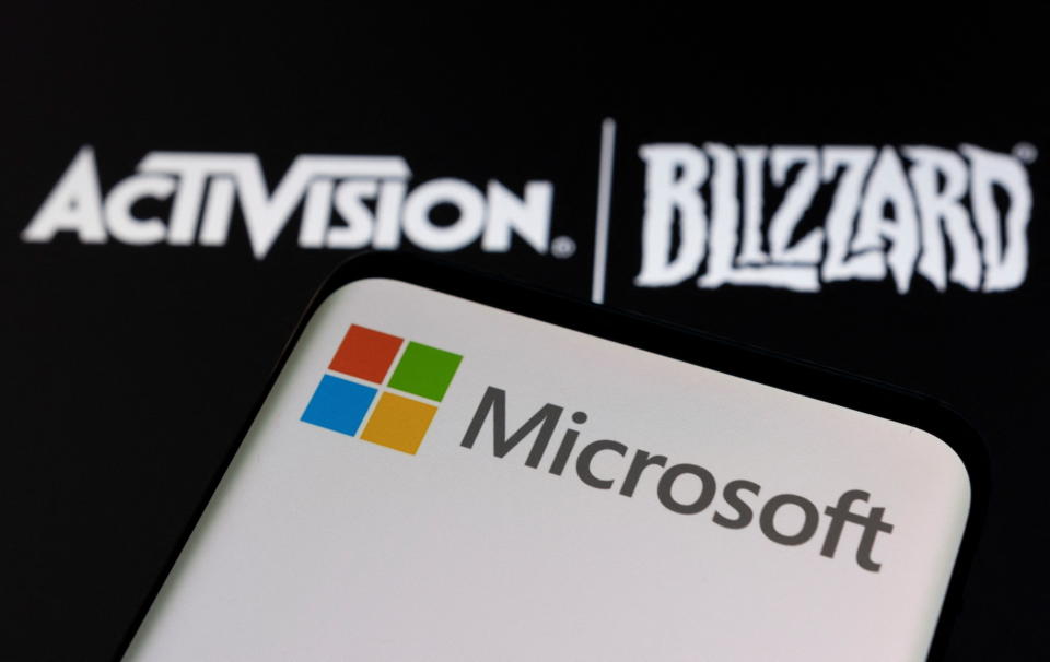 Microsoft acaba de comprar la compañía de videojuegos Activision por 70.000 millones de dólares. REUTERS/Dado Ruvic/Illustration