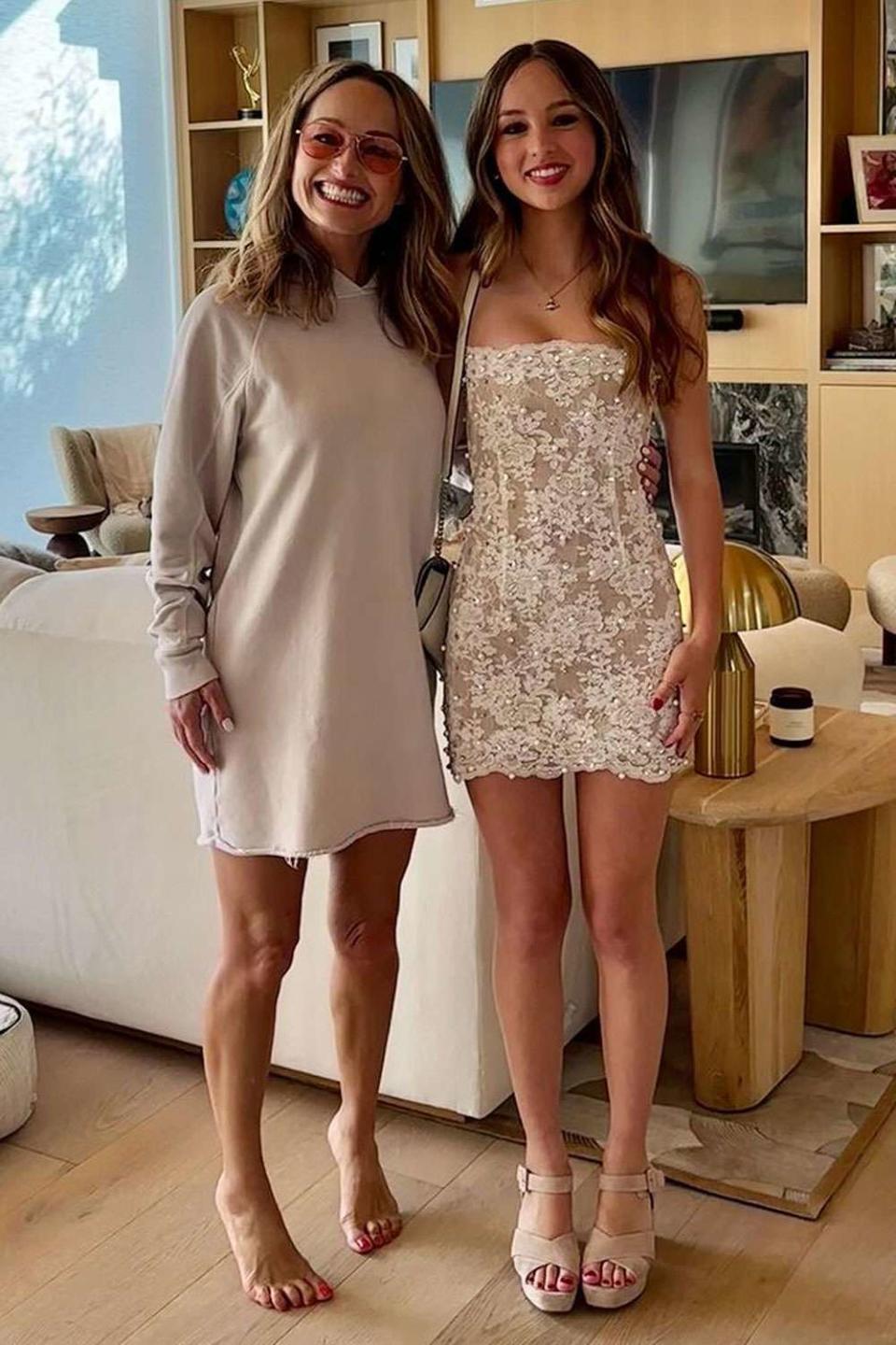 <p>Giada DeLaurentiis/Instagram</p> Giada De Laurentiis sends daughter Jade to prom