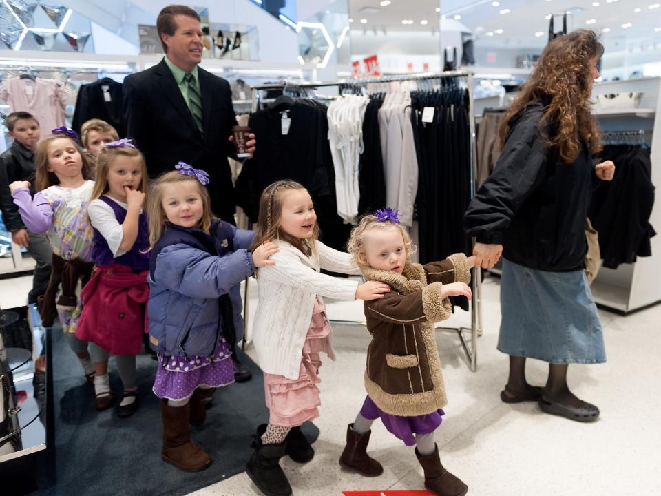 The Duggar family in 2014.