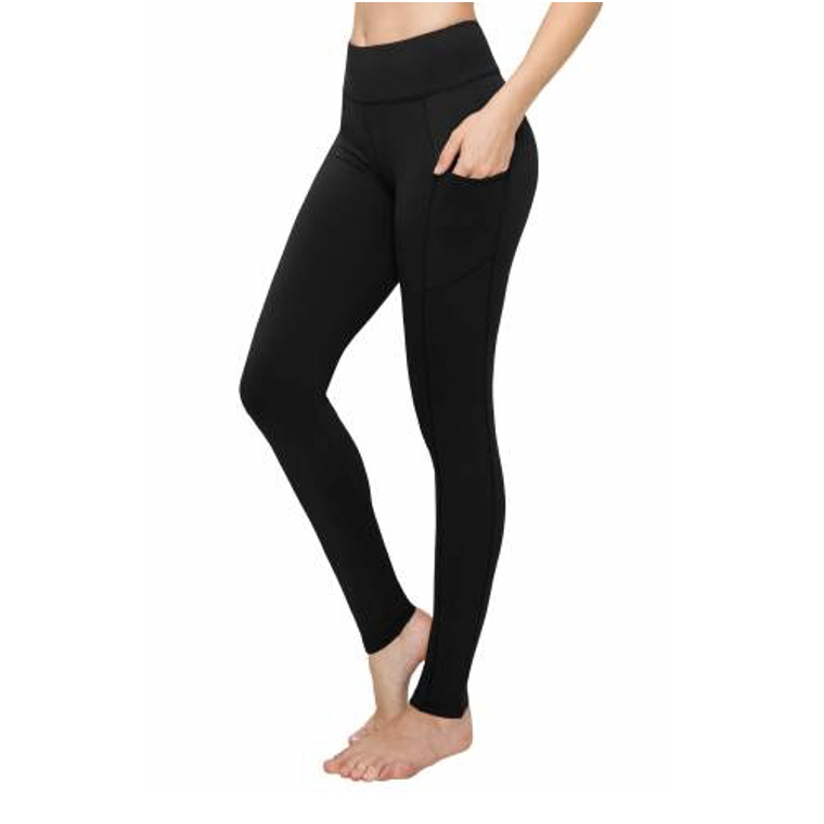 2) SATINA High Waisted Yoga Leggings