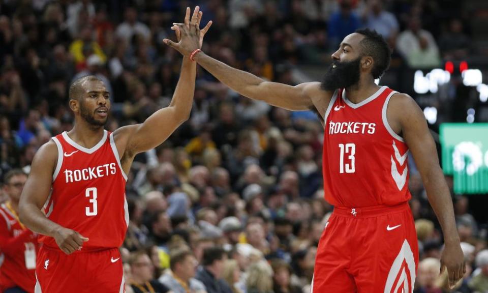 Chris Paul and James Harden are a formidable duo for the Rockets